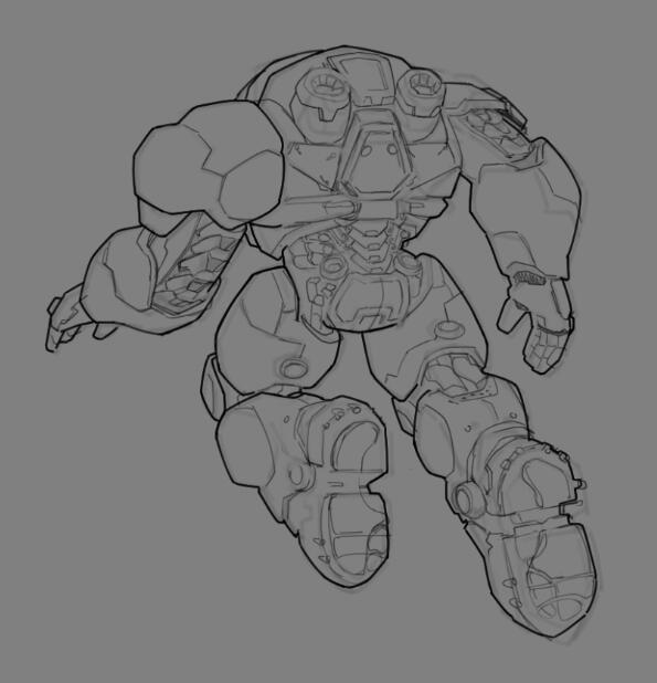 I began to detail him based on his current design