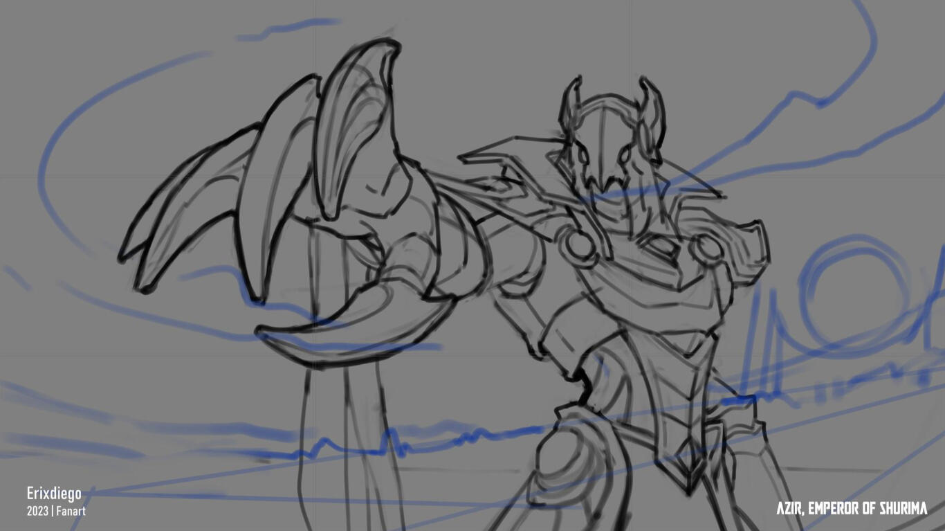 Once I had the digital version, I set about improving the composition